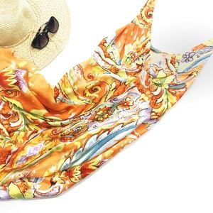 Jams World Sleeveless Midi Dress Adjustable Straps